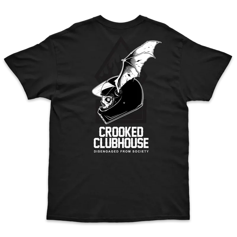 CROOKED CLUBHOUSE BAT TEE