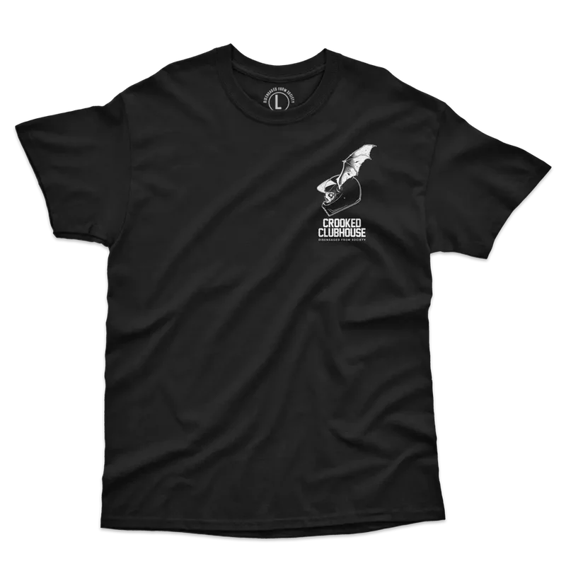 CROOKED CLUBHOUSE BAT TEE