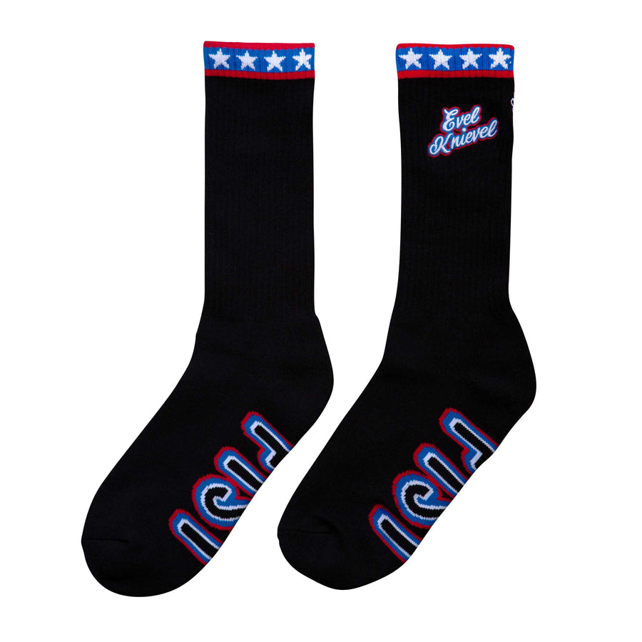 FIST Handwear Evel Knievel crew Sock Black