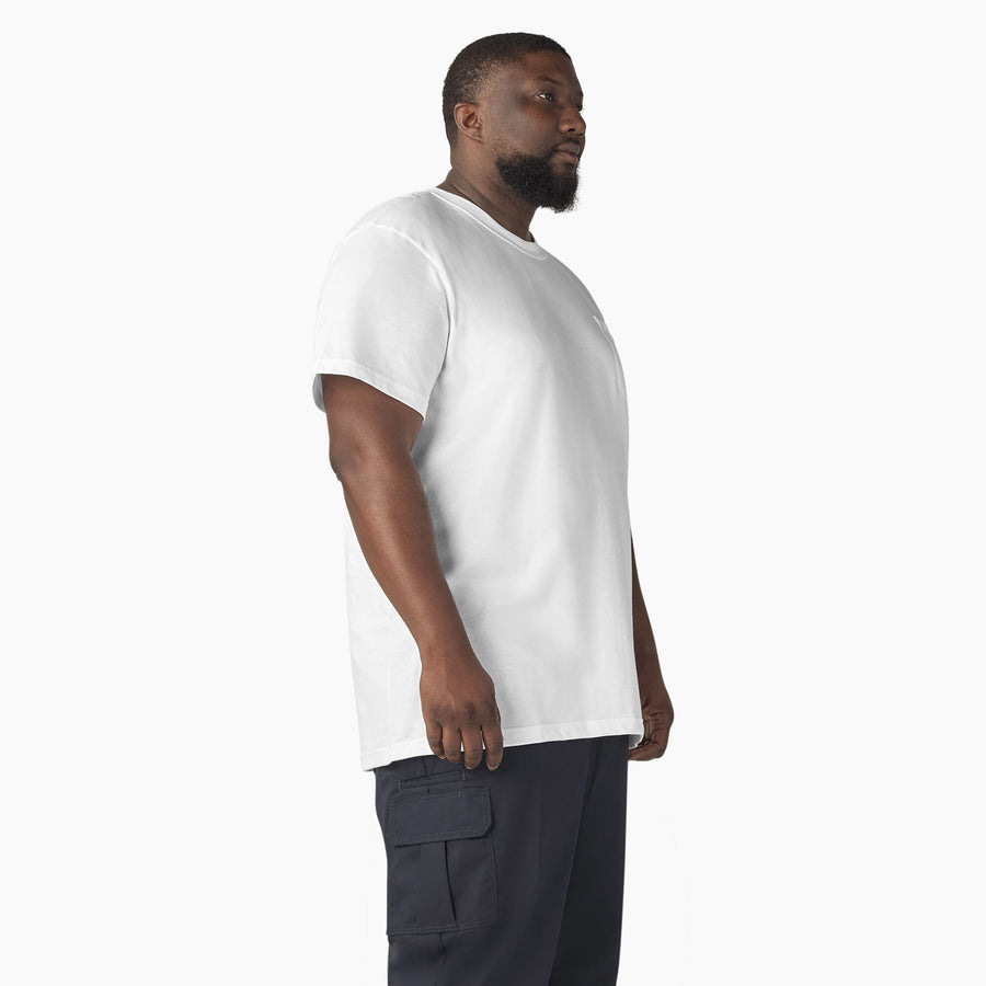 Lightweight Short Sleeve Pocket Tee - White