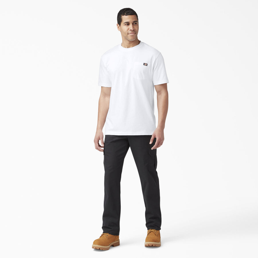 Lightweight Short Sleeve Pocket Tee - White