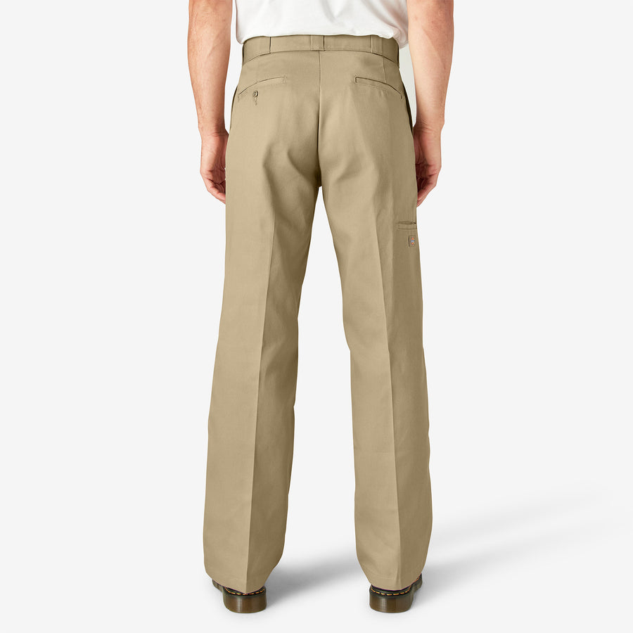 Twill Double Knee Work Pant 32L - Khaki