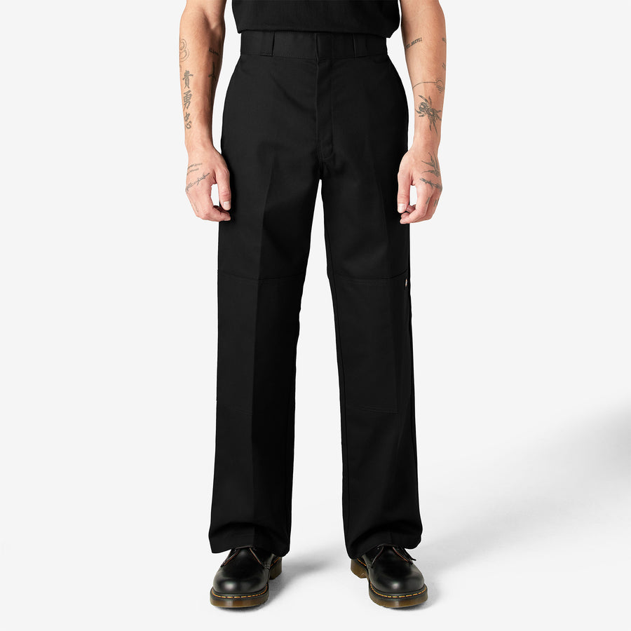 Twill Double Knee Work Pant 32L - Black