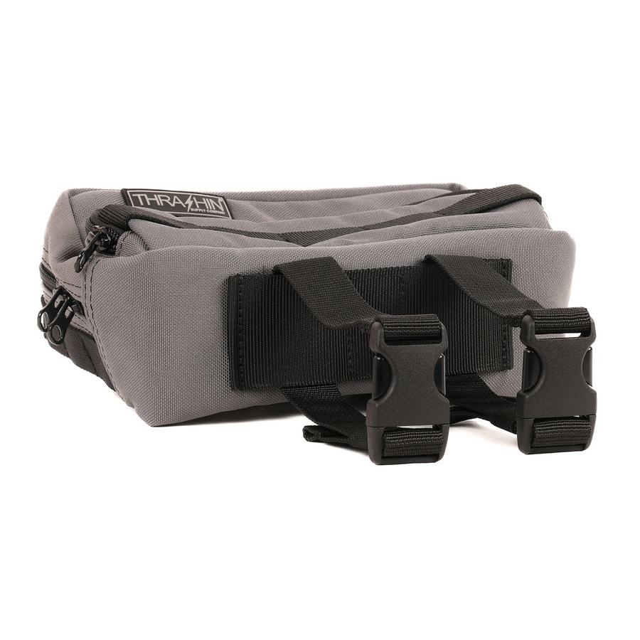 Thrashin Supply Co. Handlebar Bag Plus - Gray