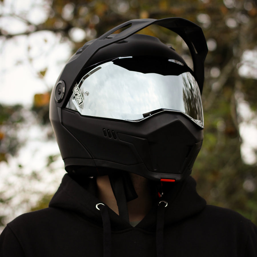 Simpson Journey/Xcursion Bandit Helmet - Exterior Shield