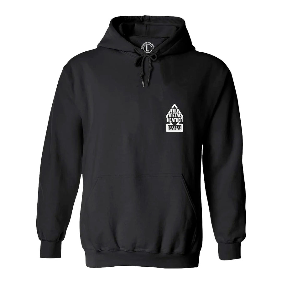 Crooked Clubhouse Full Metal Heathen Hoodie - Black