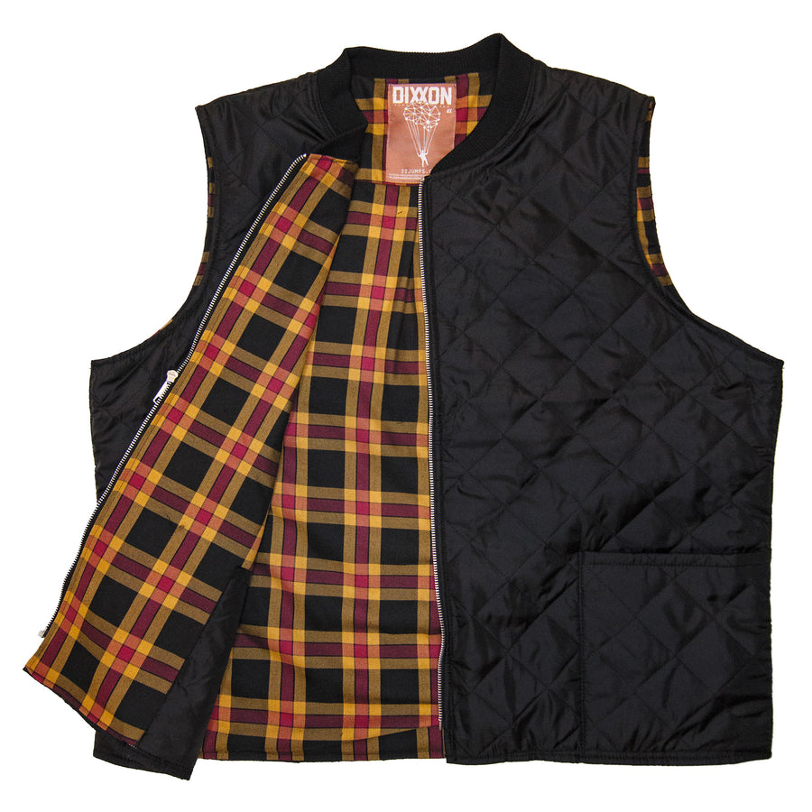 Reclaimed Freezer Moto Vest - 22 Jumps/Black - XX Large