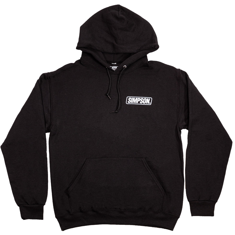 Simpson Logo Hoodie - Black/White