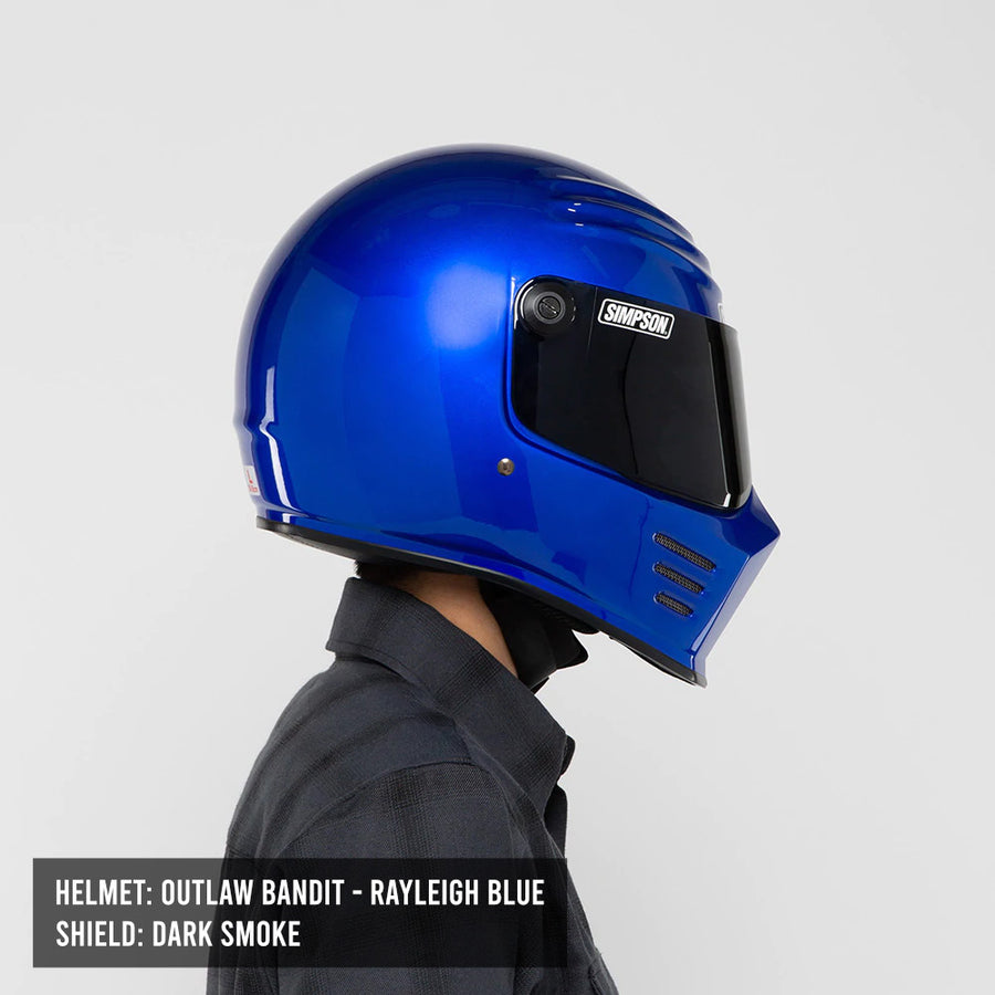 Simpson Outlaw Bandit Helmet Gen 2 - Rayleigh Blue