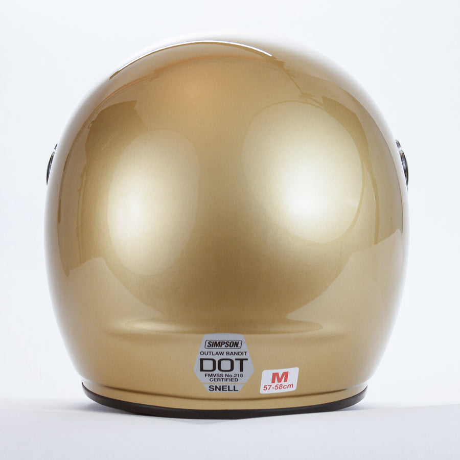 Simpson Outlaw Bandit Helmet Gen 2 - 24K Gold