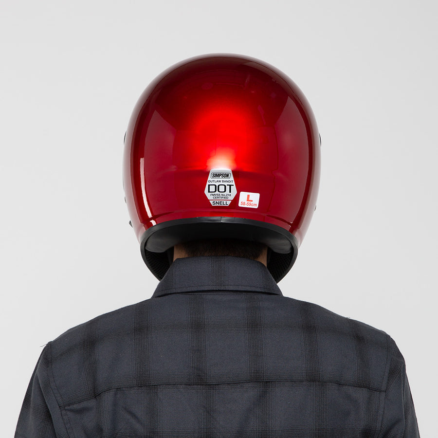 Simpson Outlaw Bandit Helmet Gen 2 - Candee Red