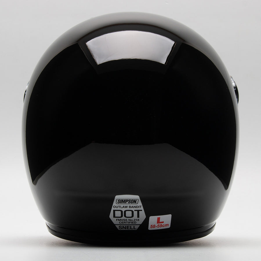 Simpson Outlaw Bandit Helmet Gen 2 - Gloss Black