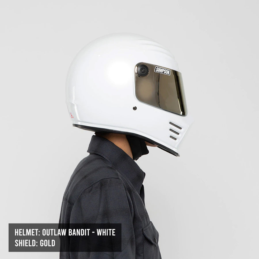 Simpson Outlaw Bandit Helmet Gen 2 - White