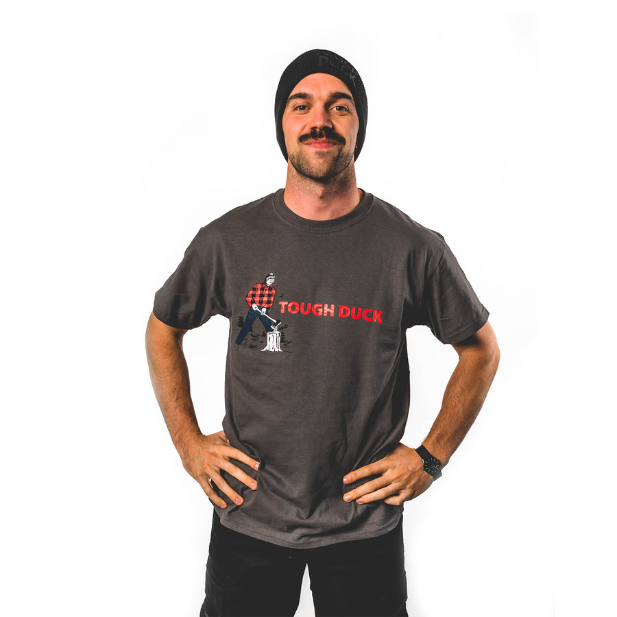 Canadian Lumberjack Tee - Charcoal