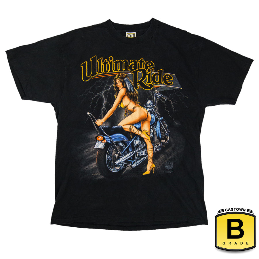 American Biker Vintage T-Shirt - Ultimate Ride - Black