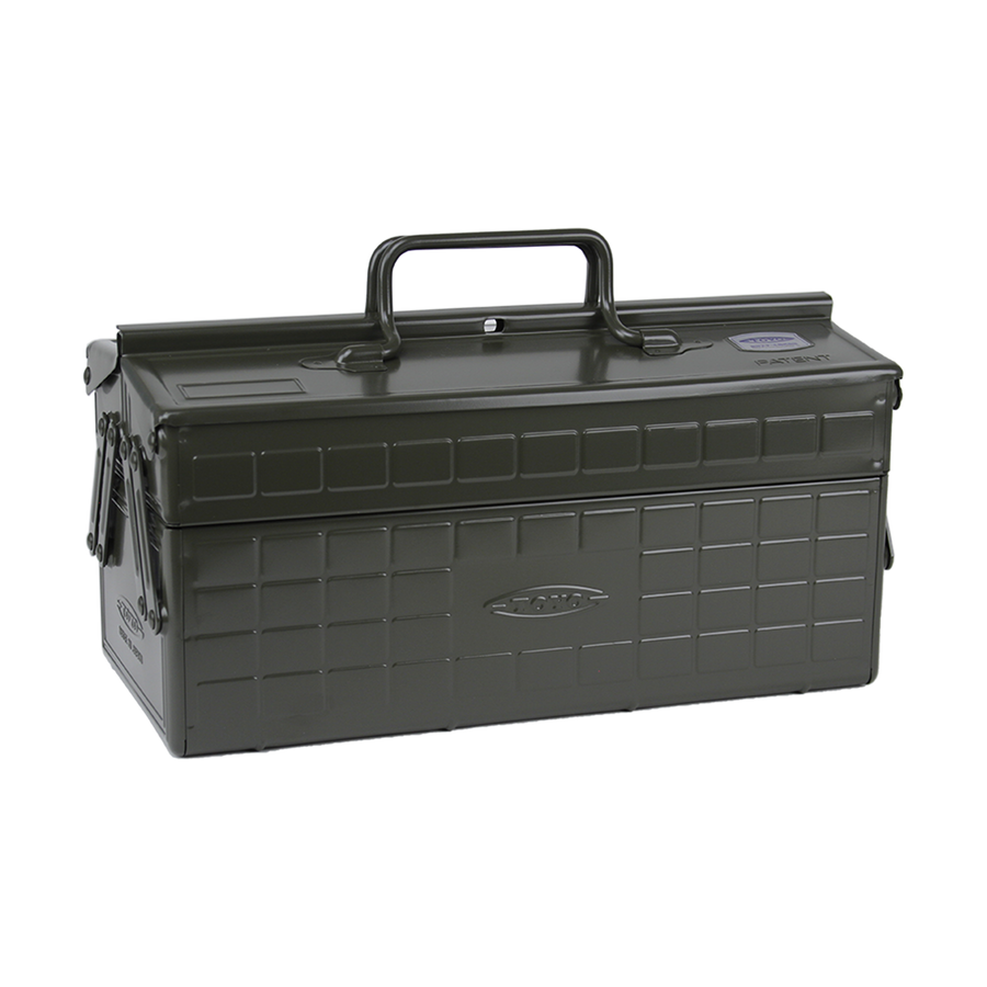 Toyo Steel Portable Shop Toolbox - Military Green