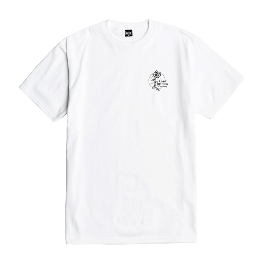 Loser Machine Concrete Rose T-Shirt - White