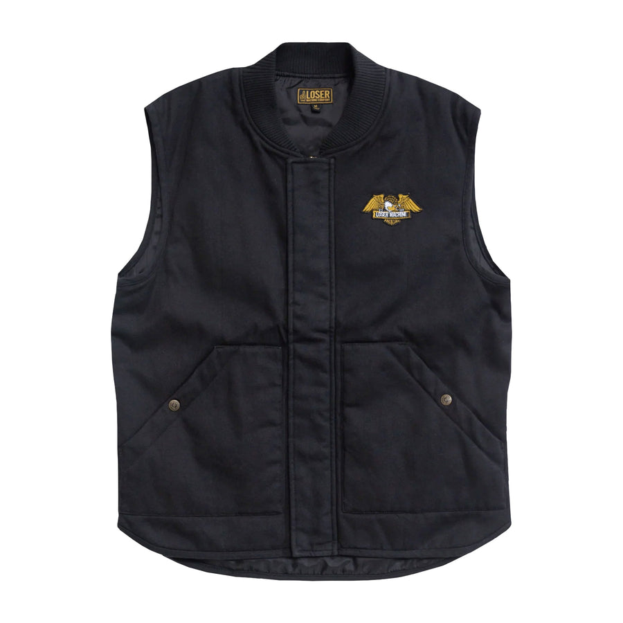 Loser Machine Condor Vest - Dusty Black